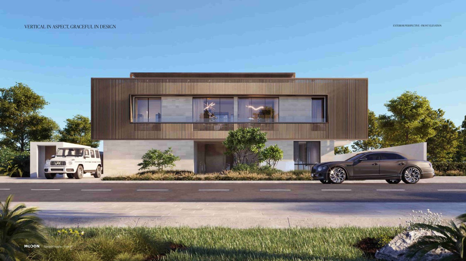 Opulent 7-bedroom mansion offering formal dining, home office, spa zone, and expansive terraces with sea views.