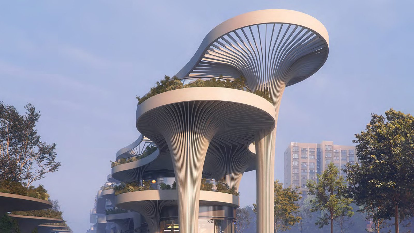 Mamsha Palm Saadiyat Island virtual walkthrough image with luxury apartments, sea views, and cultural attractions.