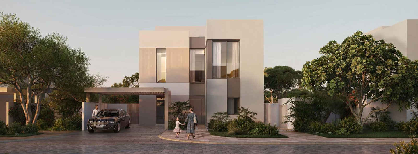 Soaring ceilings, expansive glass facades, and dramatic vertical space create a sense of openness and luxury.